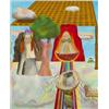 Image 1 : Stephen McKenna ARHA (b.1939), SURREAL COMPOSITION WITH OPTIC NERVES, dated [1967] on reverse...