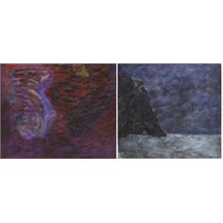 Michael Mulcahy (b.1952), CHUK’SO’AM and HEADLAND (A PAIR), the former signed, dated and insc...