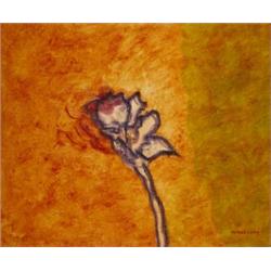 Michael Mulcahy (b.1952), FLOWER, signed lower right; inscribed and signed again on reverse...