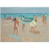 Desmond Carrick RHA (b.1928), AN OVERCAST DAY, BURRIANA BEACH, NERJA, signed lower right; ins...