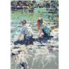 Arthur K. Maderson (b.1942), TOP THE FALLS, CIRQUE DE NAVECELLES, MIDI, FRANCE, signed lower...