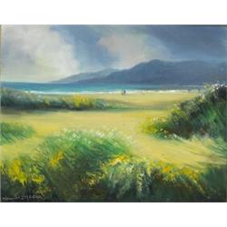 Norman J. McCaig (1929-2001), SAND DUNES NEAR NEWCASTLE, signed lower left; inscribed on reve...