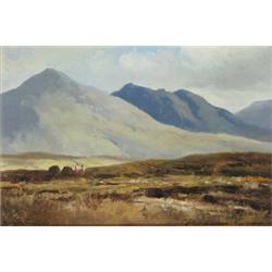 Maurice Canning Wilks RUA ARHA (1910-1984), IN INAGH VALLEY, CONNEMARA, signed lower left; in...