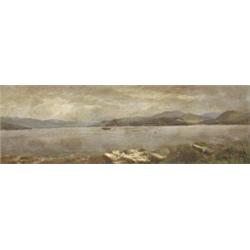John O’Connor ARHA RI (1830-1889), LOCH FINE NEAR INVERARY, signed, inscribed and dated [187?...
