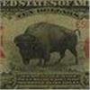 Image 3 : 1901 $10 United States Note Bison VG