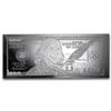Image 1 : 2015 4 oz Silver Bar - $100 Bill (W/Box & COA)