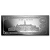 Image 2 : 2015 4 oz Silver Bar - $100 Bill (W/Box & COA)