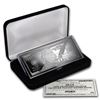 Image 3 : 2015 4 oz Silver Bar - $100 Bill (W/Box & COA)