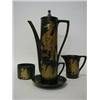 Image 1 : A PORTMEIRION COFFEE SET, 'Pheonix' pattern, designed by John Cyffley, coffee pot/cover, cream ju...