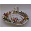 Image 1 : A COALPORT BASKET, c.1830, florally decorated and encrusted, width 22cm  30-50...