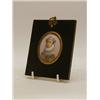 Image 1 : AN OVAL PORCELAIN PORTRAIT PLAQUE, printed and painted profile of Mary Queen of Scots, height 6cm...