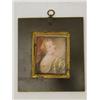 Image 1 : A MINIATURE PORTRAIT ON IVORY, early 19th Century, watercolour and gum Arabic of a Renaissance gi...