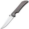 Image 1 : !NEW! Stingray, Titanium Handle, Satin VG-10 Drop Point Plain UPC Code: 788857030011