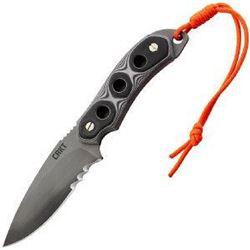 !NEW! HoodWork Survival, G10 Handle, Sandblast ComboEdge w/Sheath UPC Code: 794023350005