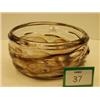 Image 1 : Large knobbly Whitefriars streaky brown dish…