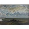 Framed oil of Norfolk by Edward Seago, 12x21", in original frame…