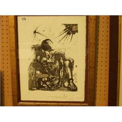 Signed Salvador Dali limited edition print 'La Vida Es Sueno', 15x11" with certificate…