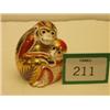 Image 1 : Royal Crown Derby paperweight of monkey and baby…