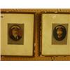 Image 1 : Two framed handcoloured lithographs of sea captains…