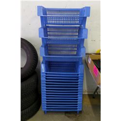 SET OF 19 STACKABLE BINS