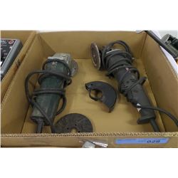 2 X ANGLE GRINDERS