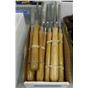 Image 1 : BOX OF WOOD CARVING TOOLS