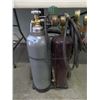 Image 1 : BRAZING CUTTING TORCH SET W/ TANKS