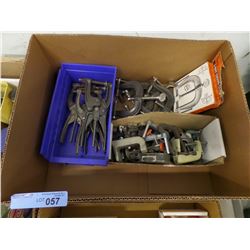 BOX OF ASST CLAMPS