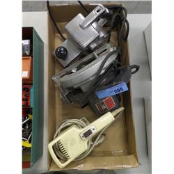 ELECTRIC SKILL SAW, BELT SANDER & SANDER