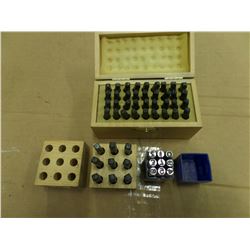 LETTER & 2 X NUMBER STAMP SETS