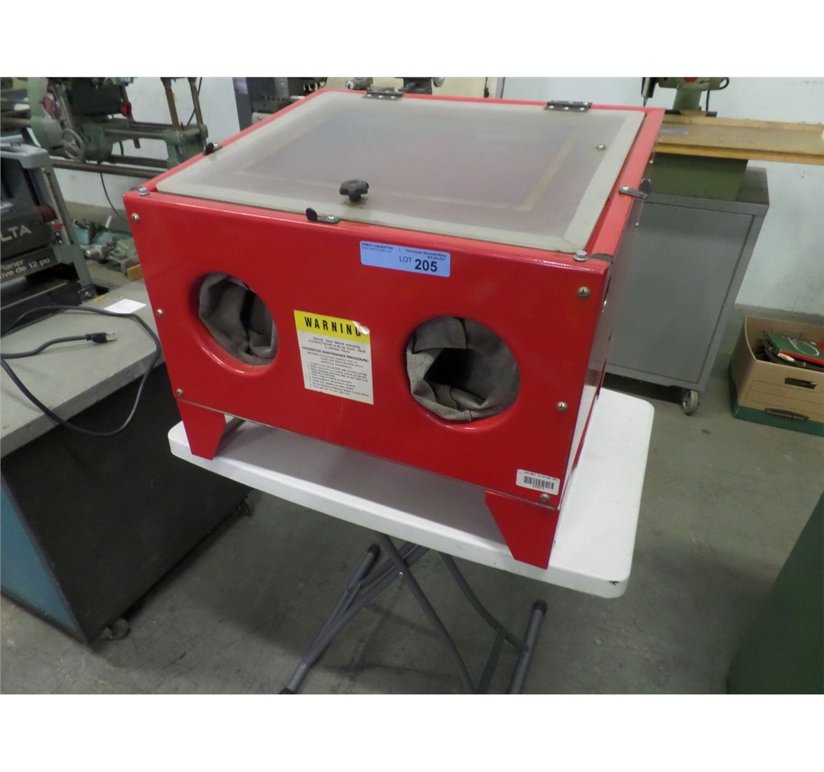 TABLE TOP GLASS BEATER (SANDBLASTER)