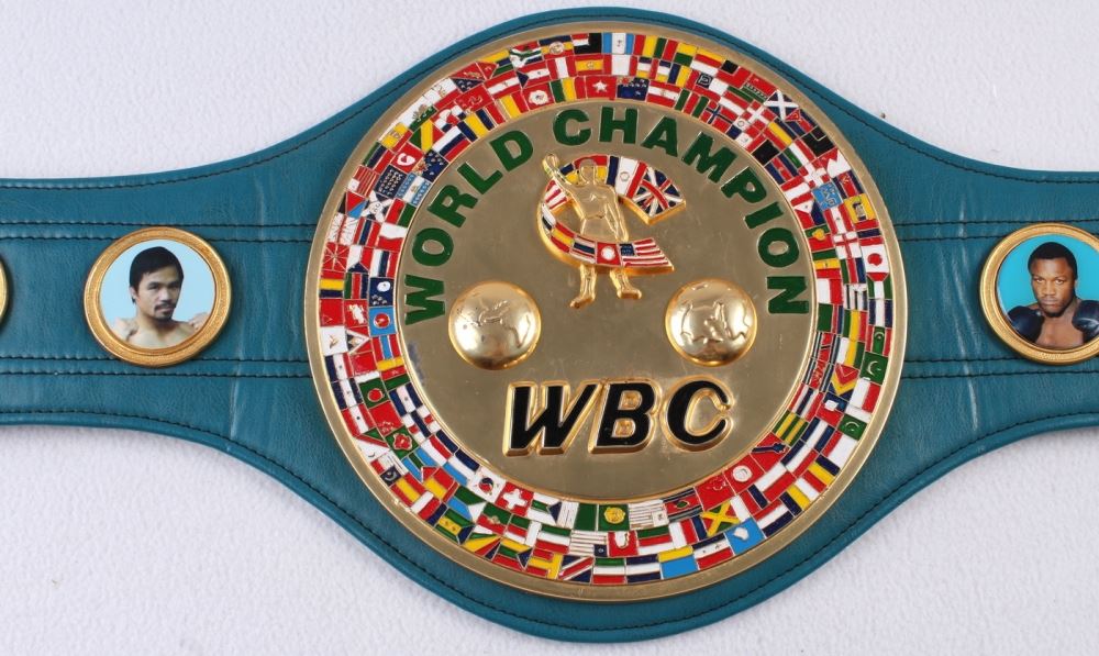 Mike Tyson Signed WBC High Quality Replica Full-Size Belt (TriStar