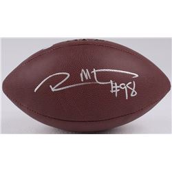 Robert Mathis Signed Football (Schwartz COA)