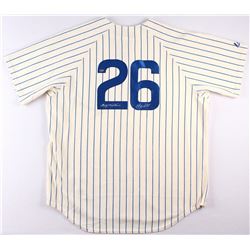 Billy Williams Signed Cubs Jersey Inscribed "HOF 87'' (Schwartz COA)