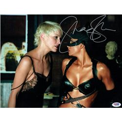 Sharon Stone Signed "Catwoman" 11x14 Photo with Halle Berry (PSA COA)
