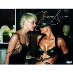 Sharon Stone Signed "Catwoman" 11x14 Photo with Halle Berry (PSA COA)