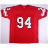 Image 3 : Randy White Signed Maryland Throwback College Jersey Inscribed "74 Lombardi" & "2x ALL-American" (Sc