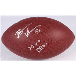 Brian Urlacher Signed NFL Football Inscribed "2000 NFL DROY" (Schwartz COA)
