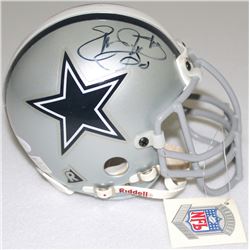 Emmitt Smith Signed Cowboys Mini Helmet (JSA COA)