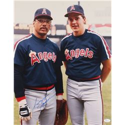 Reggie Jackson Signed Angels 16x20 Photo (JSA COA)