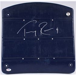 Tony Romo Signed Dallas Cowboys Blue Stadium Game-Used Seat Bottom (PSA COA)