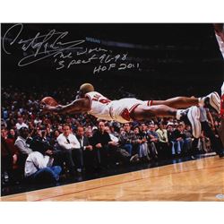 Dennis Rodman Signed Chicago Bulls 16x20 Photo Inscribed "The Worm", "3 Peat 96-98" & "HOF 2011" (Sc