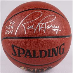 Rick Barry Signed Basketball Inscribed "NBA ROY '66" (Schwartz COA)