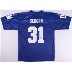 Jason Sehorn Signed Giants Jersey (JSA COA)