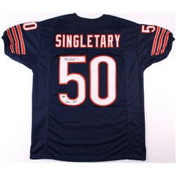 Mike Singletary Signed Bears Jersey Inscribed "Samurai Mike" (Schwartz COA)