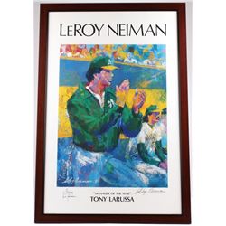 Tony La Russa & LeRoy Neiman Signed Athletics 25x37 Custom Framed Lithograph (JSA ALOA)