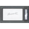 Image 1 : Michael Eisner Signed 3x5 Cut (PSA Encapsulated)