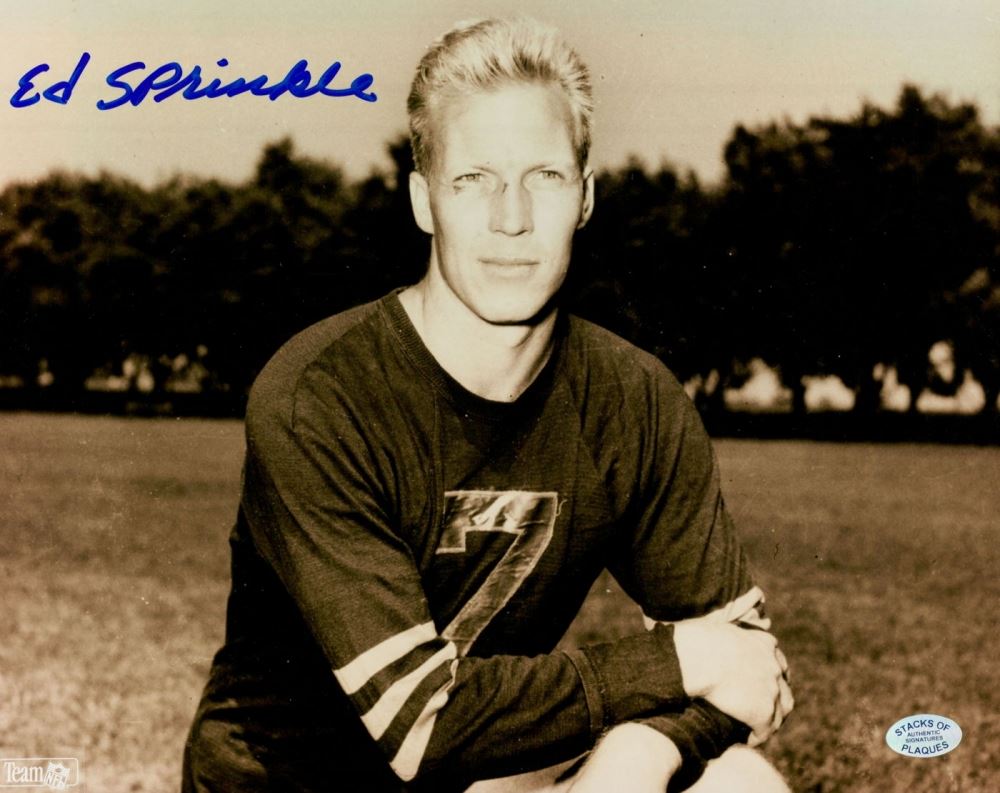 Ed Sprinkle Signed Bears 8x10 Photo (SOP COA)