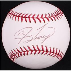 Jim Tracy Signed OML Baseball (JSA COA)