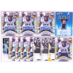 Lot of (13) 2015 Marcus Peters NFL Football Cards with (4) Autograph Insert Cards